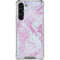 Blue and Purple Marble Galaxy S23 Plus Clear Case