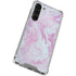 Blue and Purple Marble Galaxy S23 Plus Clear Case