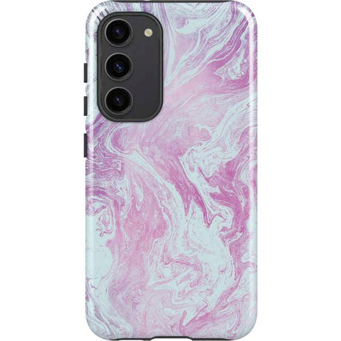 Blue and Purple Marble Galaxy S23 Plus Pro Case