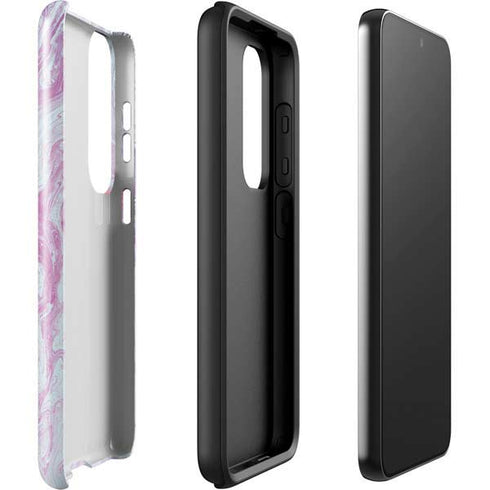 Blue and Purple Marble Galaxy S23 Plus Pro Case