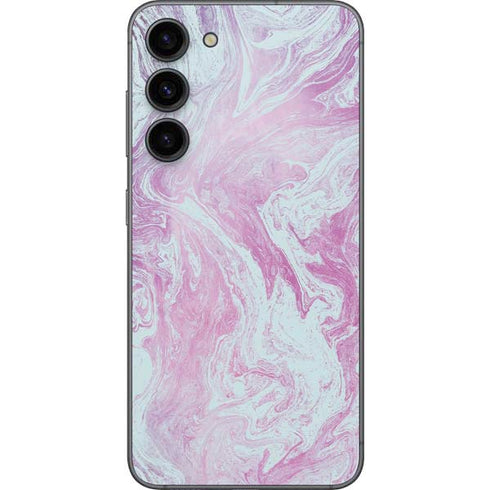 Blue and Purple Marble Galaxy S23 Plus Skin