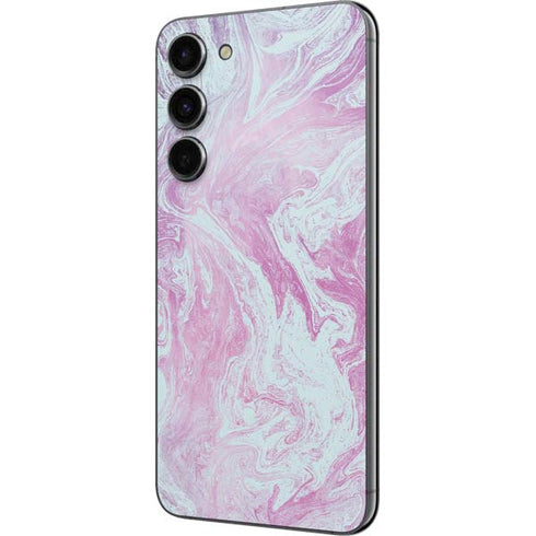 Blue and Purple Marble Galaxy S23 Plus Skin