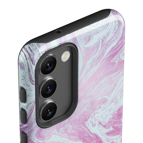 Blue and Purple Marble Galaxy S23 Pro Case