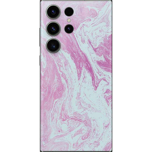 Blue and Purple Marble Galaxy S23 Ultra Skin