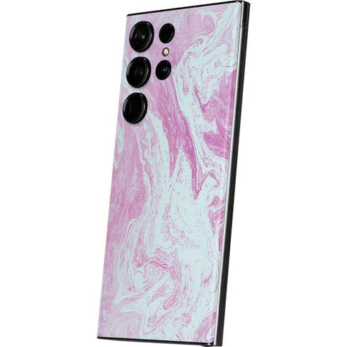 Blue and Purple Marble Galaxy S23 Ultra Skin