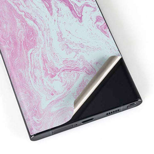 Blue and Purple Marble Galaxy S23 Ultra Skin