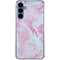 Blue and Purple Marble Galaxy S24 Clear Case