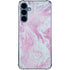 Blue and Purple Marble Galaxy S24 Clear Case