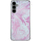 Blue and Purple Marble Galaxy S24 Plus Clear Case