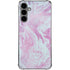 Blue and Purple Marble Galaxy S24 Plus Clear Case