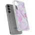 Blue and Purple Marble Galaxy S24 Plus Clear Case