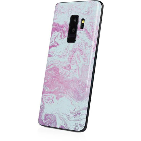 Blue and Purple Marble Galaxy S9 Plus Skin
