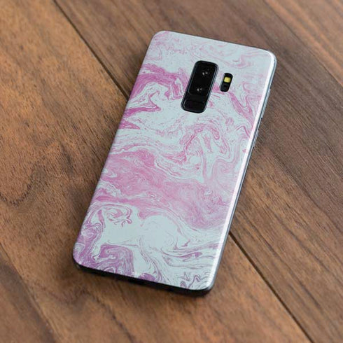 Blue and Purple Marble Galaxy S9 Plus Skin