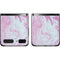 Blue and Purple Marble Galaxy Z Flip Skin
