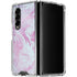 Blue and Purple Marble Galaxy Z Fold4 5G Clear Case