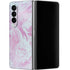 Blue and Purple Marble Galaxy Z Fold4 5G Skin