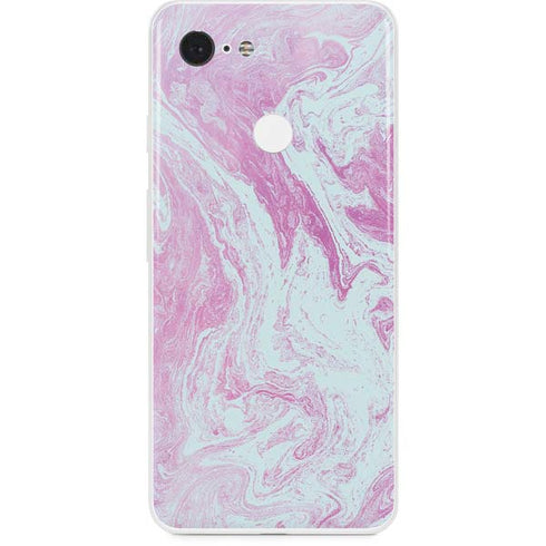 Blue and Purple Marble Google Pixel 3 Skin