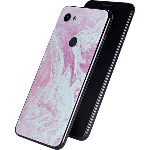 Blue and Purple Marble Google Pixel 3a XL Skin