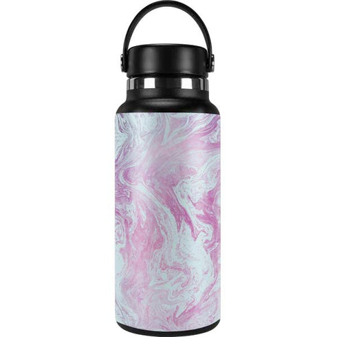 Blue and Purple Marble Hydro Flask 32oz Wide Mouth Skin