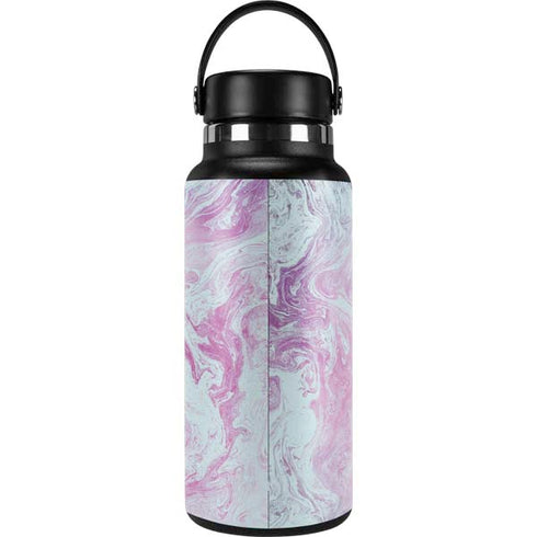 Blue and Purple Marble Hydro Flask 32oz Wide Mouth Skin