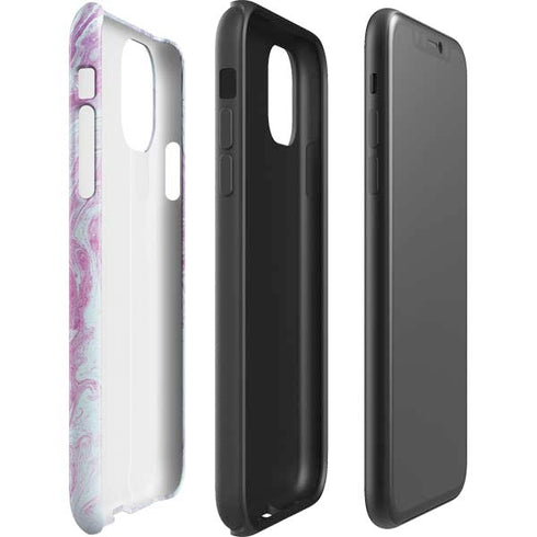 Blue and Purple Marble iPhone 11 Impact Case