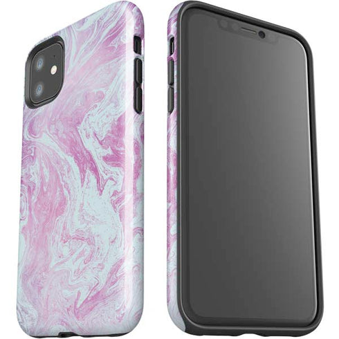 Blue and Purple Marble iPhone 11 Impact Case
