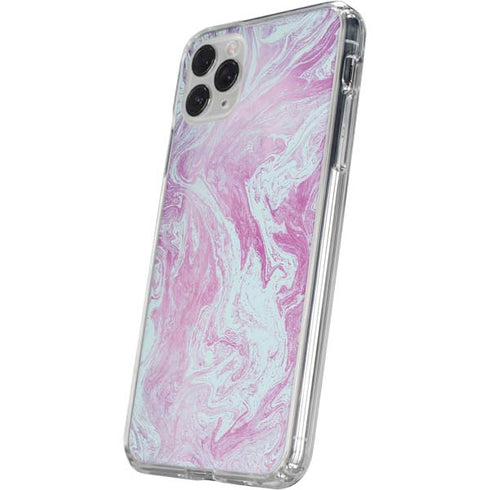 Blue and Purple Marble iPhone 11 Pro Clear Case