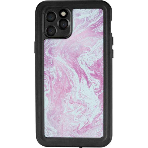 Blue and Purple Marble iPhone 11 Pro Waterproof Case