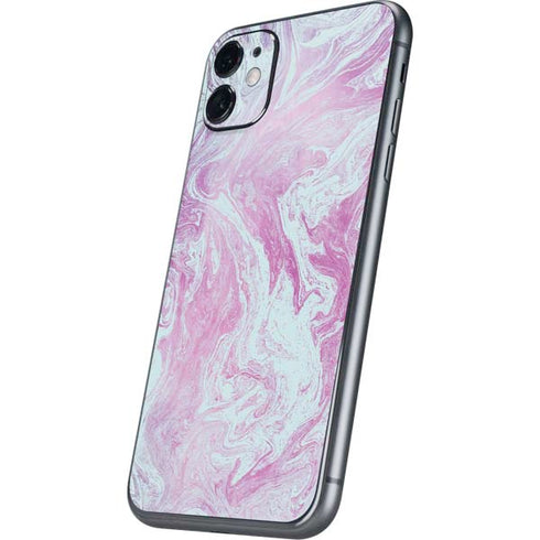 Blue and Purple Marble iPhone 11 Skin