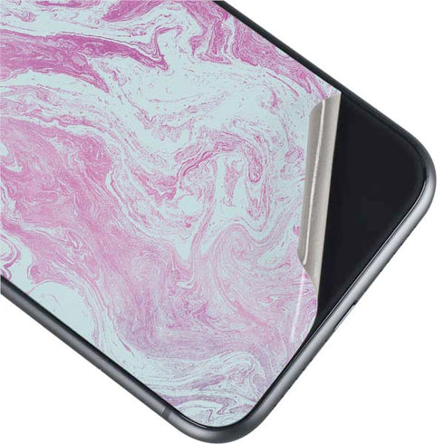 Blue and Purple Marble iPhone 11 Skin