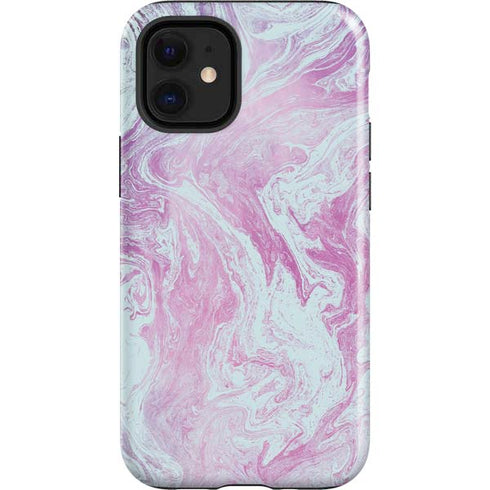 Blue and Purple Marble iPhone 12 Mini Impact Case
