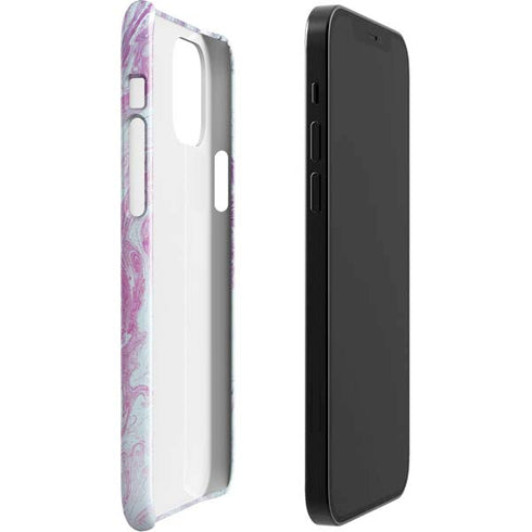 Blue and Purple Marble iPhone 12 Mini Lite Case