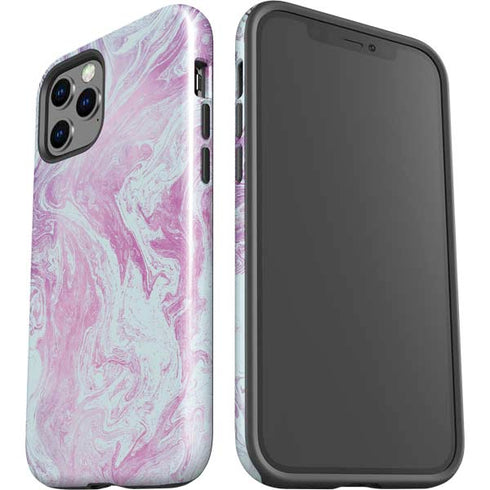 Blue and Purple Marble iPhone 12 Pro Impact Case