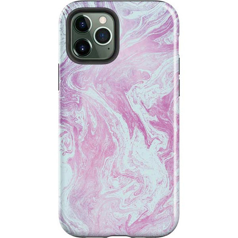 Blue and Purple Marble iPhone 12 Pro Max Impact Case