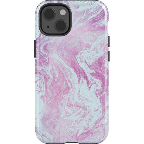 Blue and Purple Marble iPhone 13 Impact Case