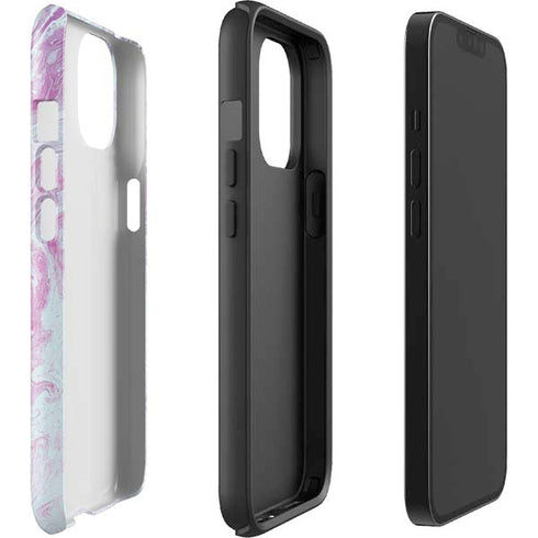 Blue and Purple Marble iPhone 13 Impact Case
