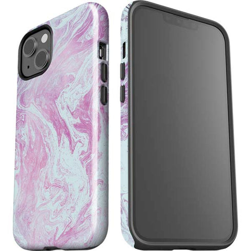 Blue and Purple Marble iPhone 13 Impact Case