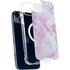 Blue and Purple Marble iPhone 15 Plus MagSafe Case