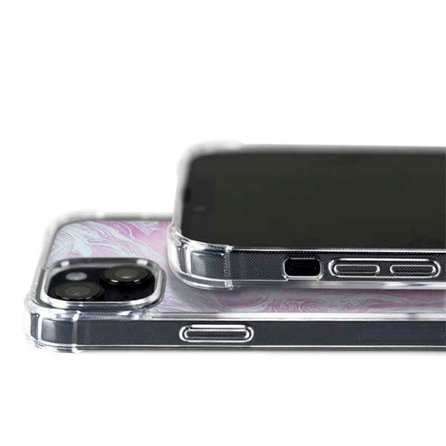 Blue and Purple Marble iPhone 15 Plus MagSafe Case