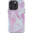 Blue and Purple Marble iPhone 15 Pro Impact Case