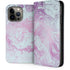 Blue and Purple Marble iPhone 14 Pro Max Folio Case