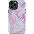 Blue and Purple Marble iPhone 15 Pro Max Impact Case
