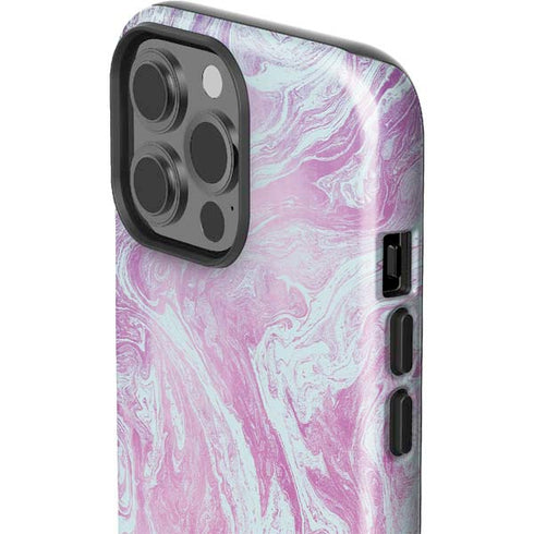 Blue and Purple Marble iPhone 15 Pro Max Impact Case
