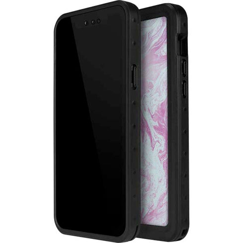 Blue and Purple Marble iPhone 14 Pro Max Waterproof Case