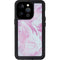 Blue and Purple Marble iPhone 14 Pro Waterproof Case