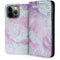Blue and Purple Marble iPhone 15 Pro Max Folio Case