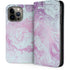 Blue and Purple Marble iPhone 15 Pro Max Folio Case