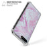 Blue and Purple Marble iPhone 7/8 Plus Clear Case