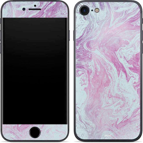 Blue and Purple Marble iPhone 7 Skin