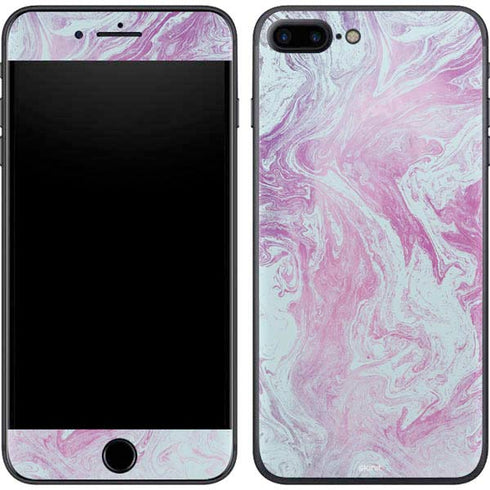 Blue and Purple Marble iPhone 8 Plus Skin
